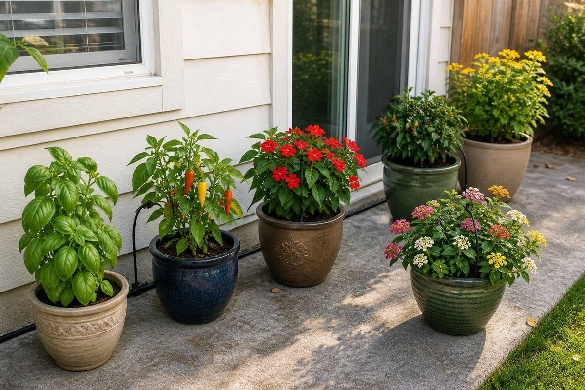 How to Water Outdoor Potted Plants While on Vacation