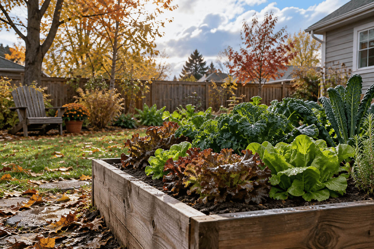 Water Raised Bed After Rain Fall