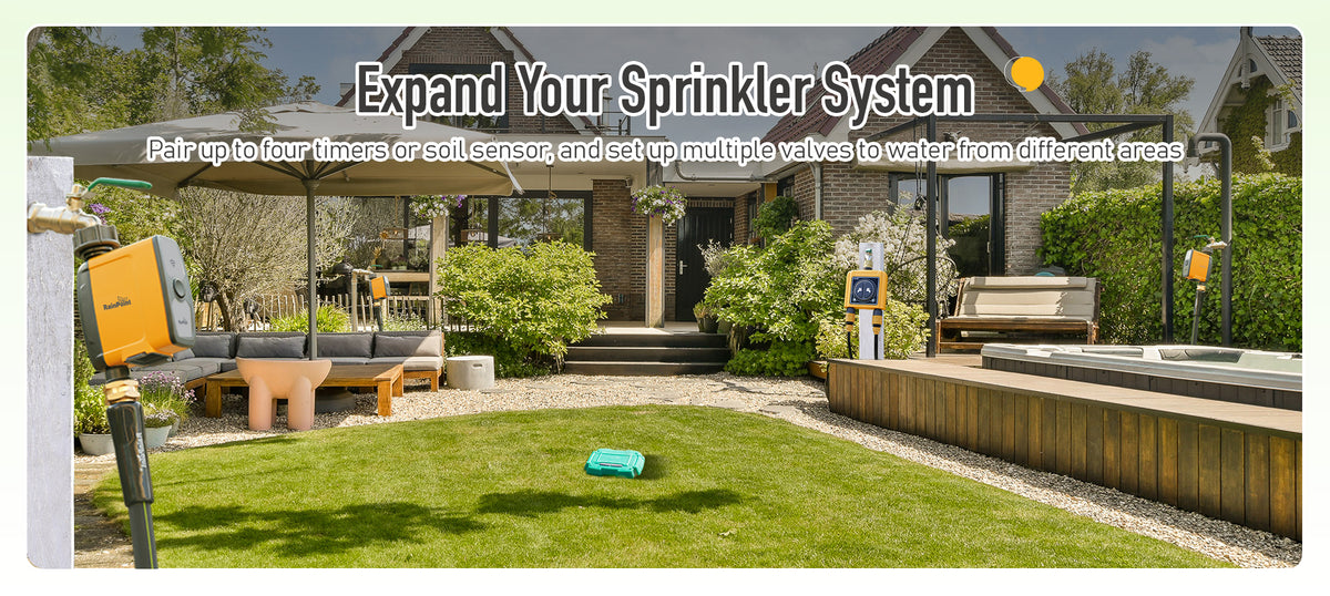 RainPoint smart irrigation timer ITV103NH for automatic garden watering schedules
