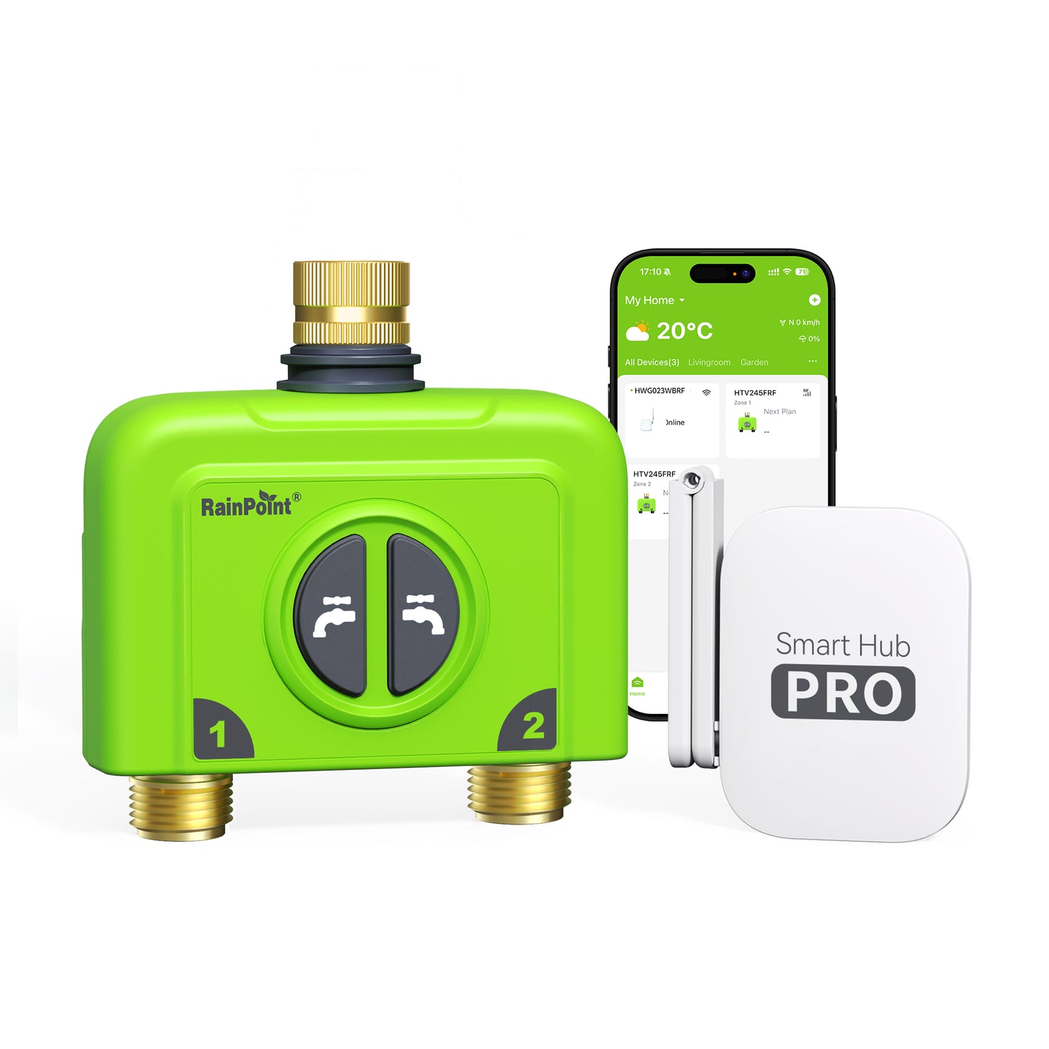 RainPoint 2-Zone WiFi Sprinkler Timer