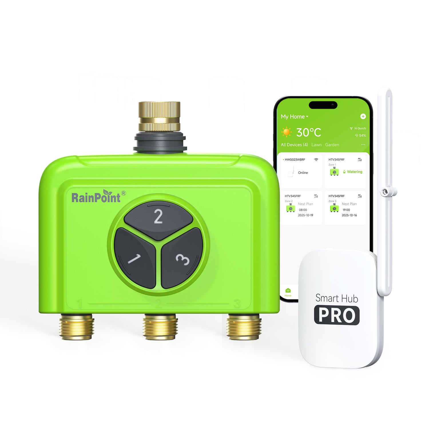 RainPoint 3-Zone WiFi Sprinkler Timer