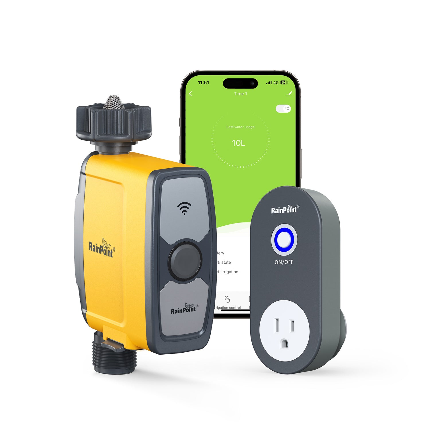 RainPoint WiFi Smart Water Timer with App Control
