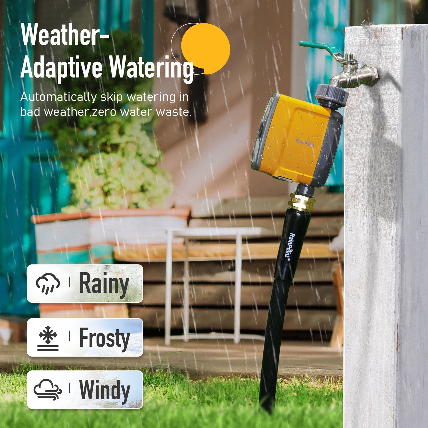 RainPoint WiFi Smart Water Timer with App Control