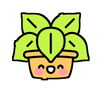 Water saving irrigation feature icon for efficient garden management