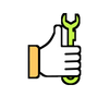Smart irrigation feature icon showing efficient garden watering control