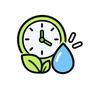RainPoint automatic watering schedule for timed garden irrigation