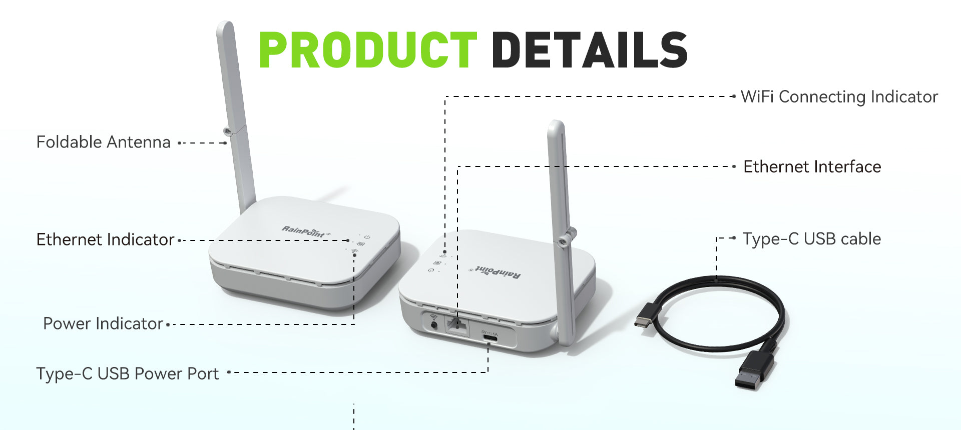 RainPoint smart watering hub for connecting and managing garden irrigation devices