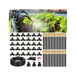RainPoint garden drip irrigation system kit with tubing, emitters and watering accessories