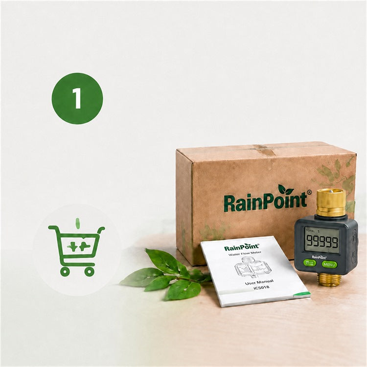 RainPoint product purchase registration process for warranty activation