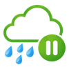 ainPoint rain delay icon for smart irrigation systems