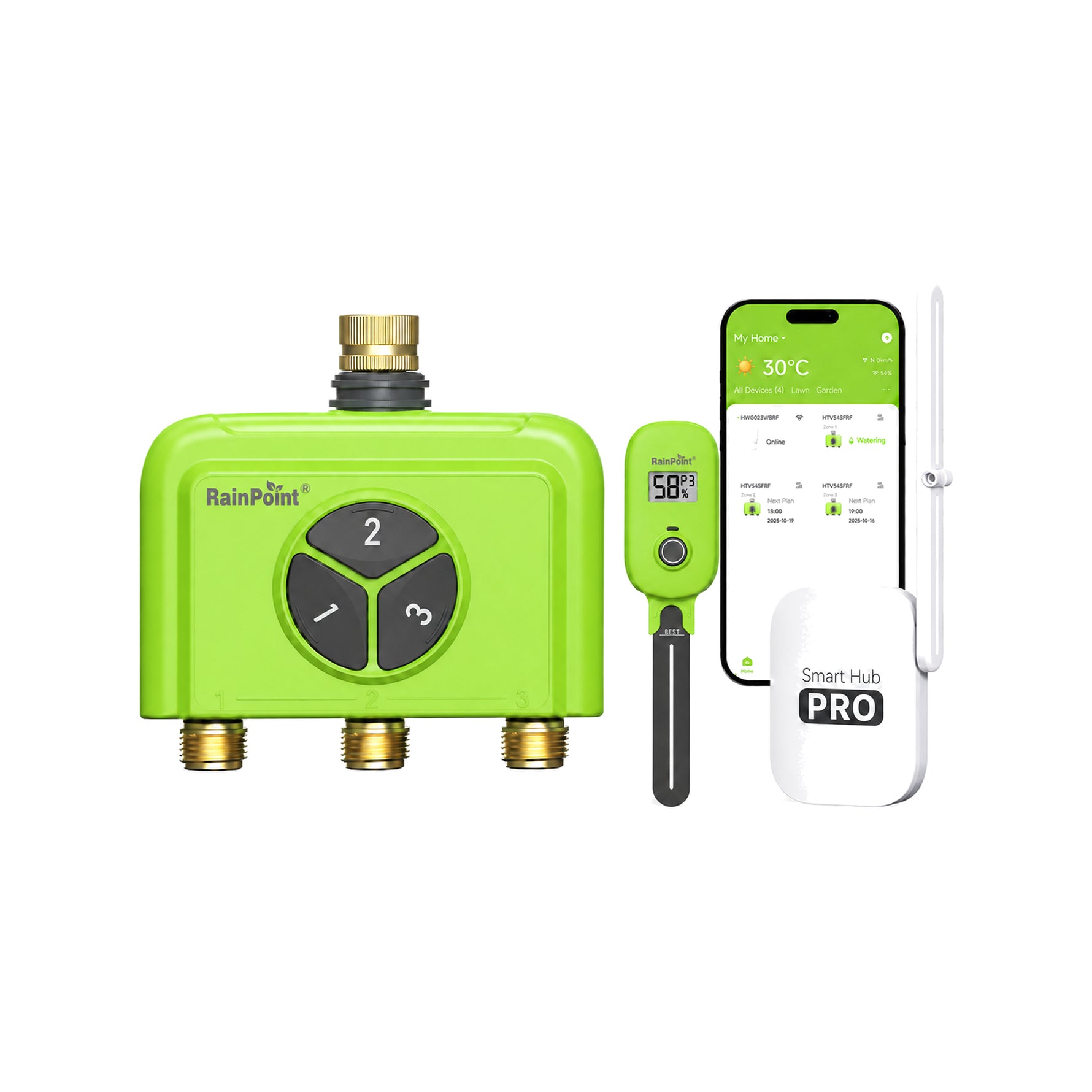 RainPoint wireless soil moisture sensor for monitoring garden soil conditions