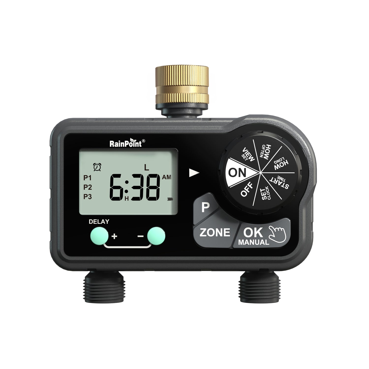 RainPoint Digital 2 Zone Water Timer for Garden Hose