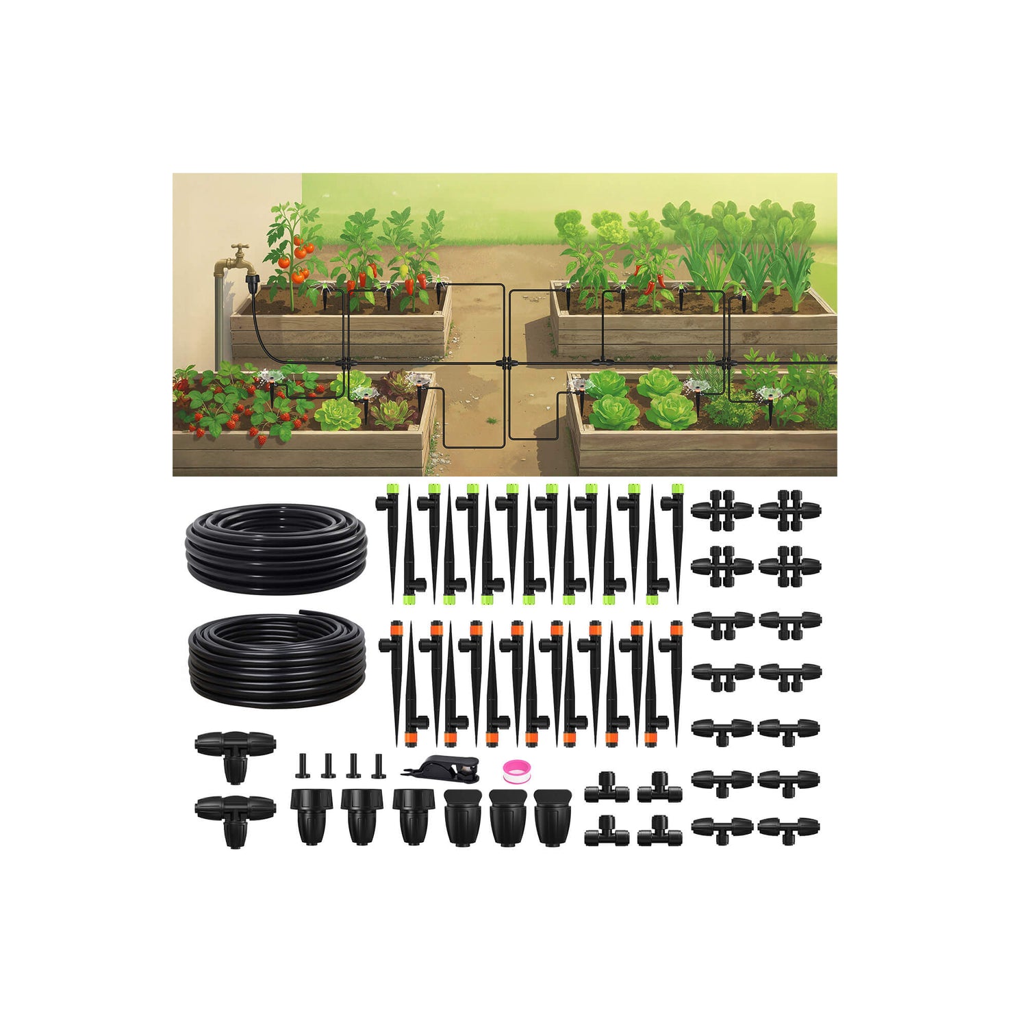 RainPoint Garden Drip Irrigation System Kit