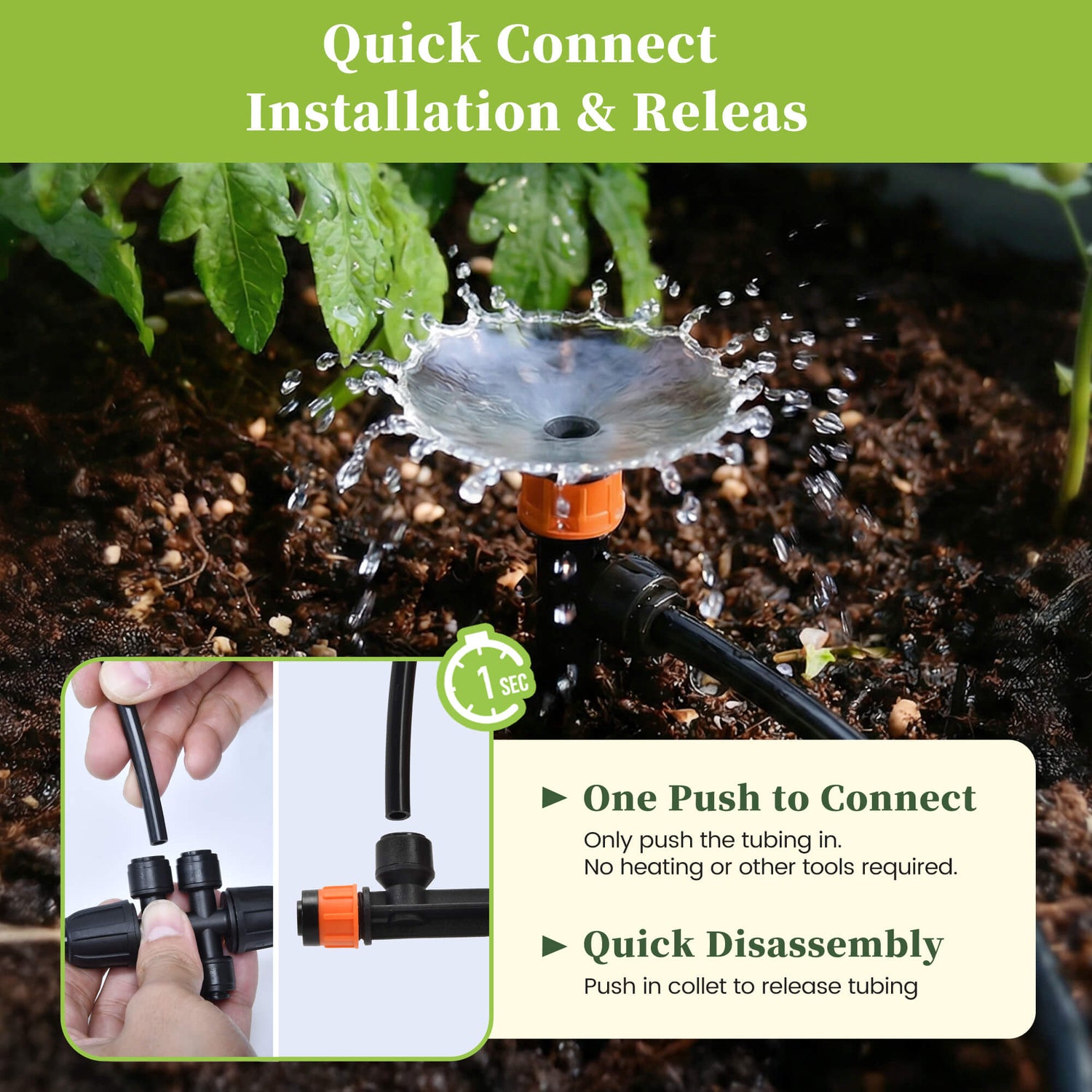RainPoint Garden Drip Irrigation System Kit