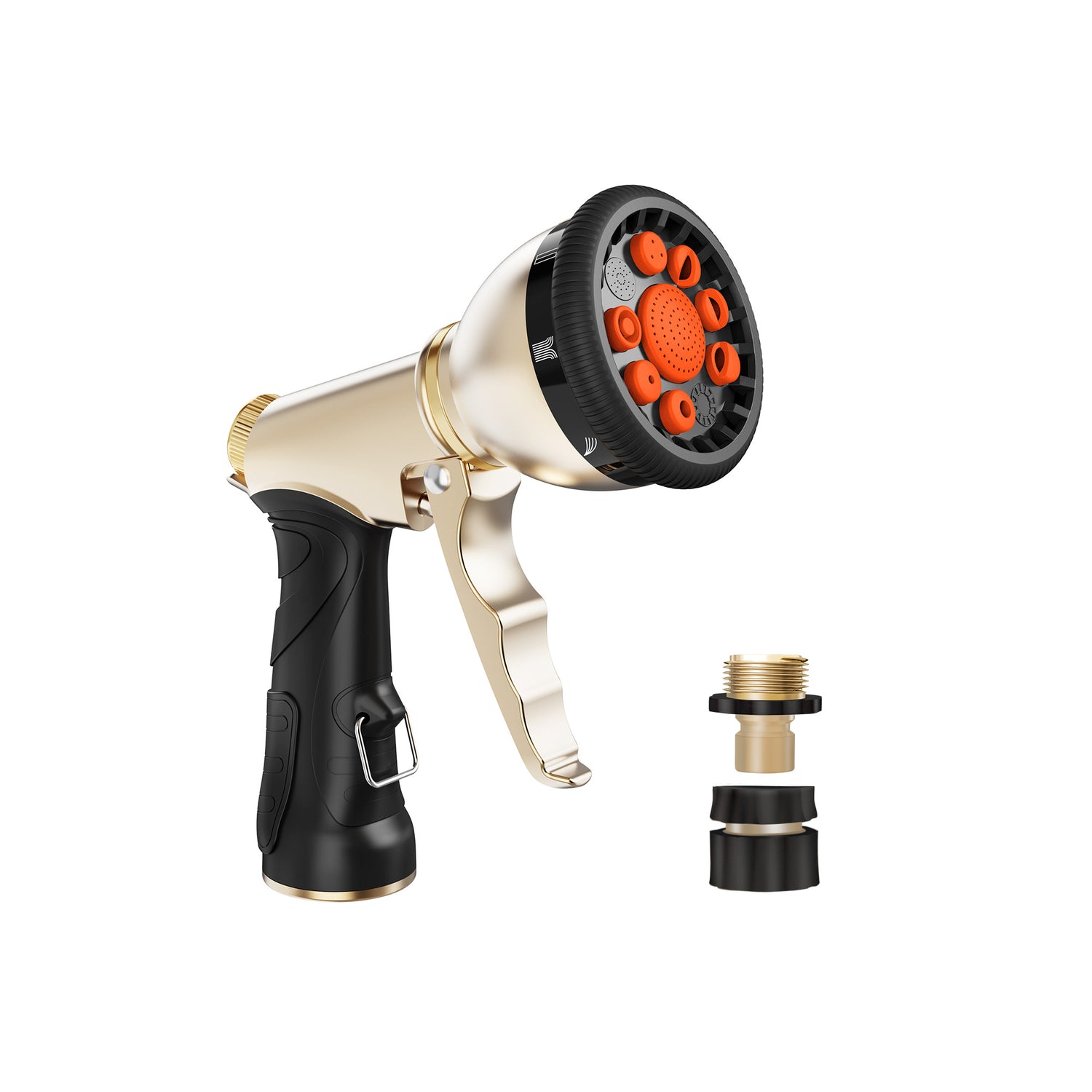 RainPoint 9-Pattern Heavy Duty Hose Nozzle