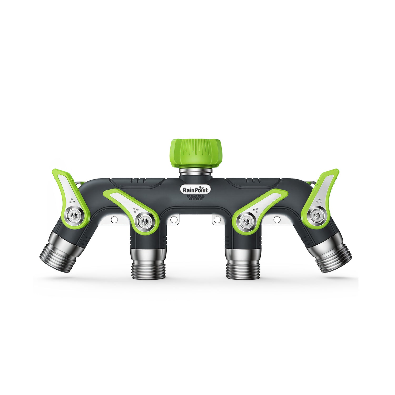 RainPoint Heavy Duty 4-Way Metal Hose Splitter