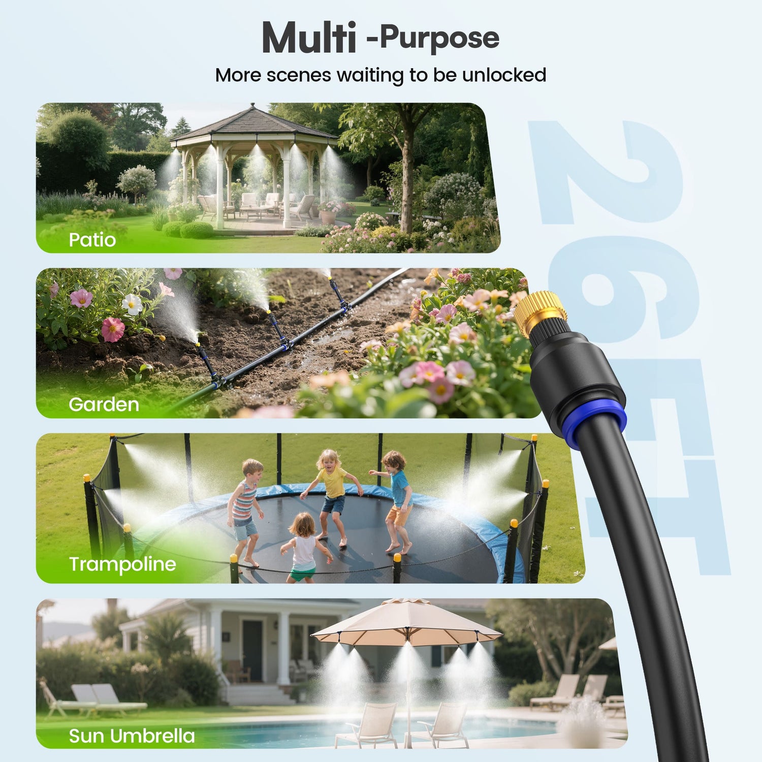 RainPoint Misting System Kit for Outdoor Cooling