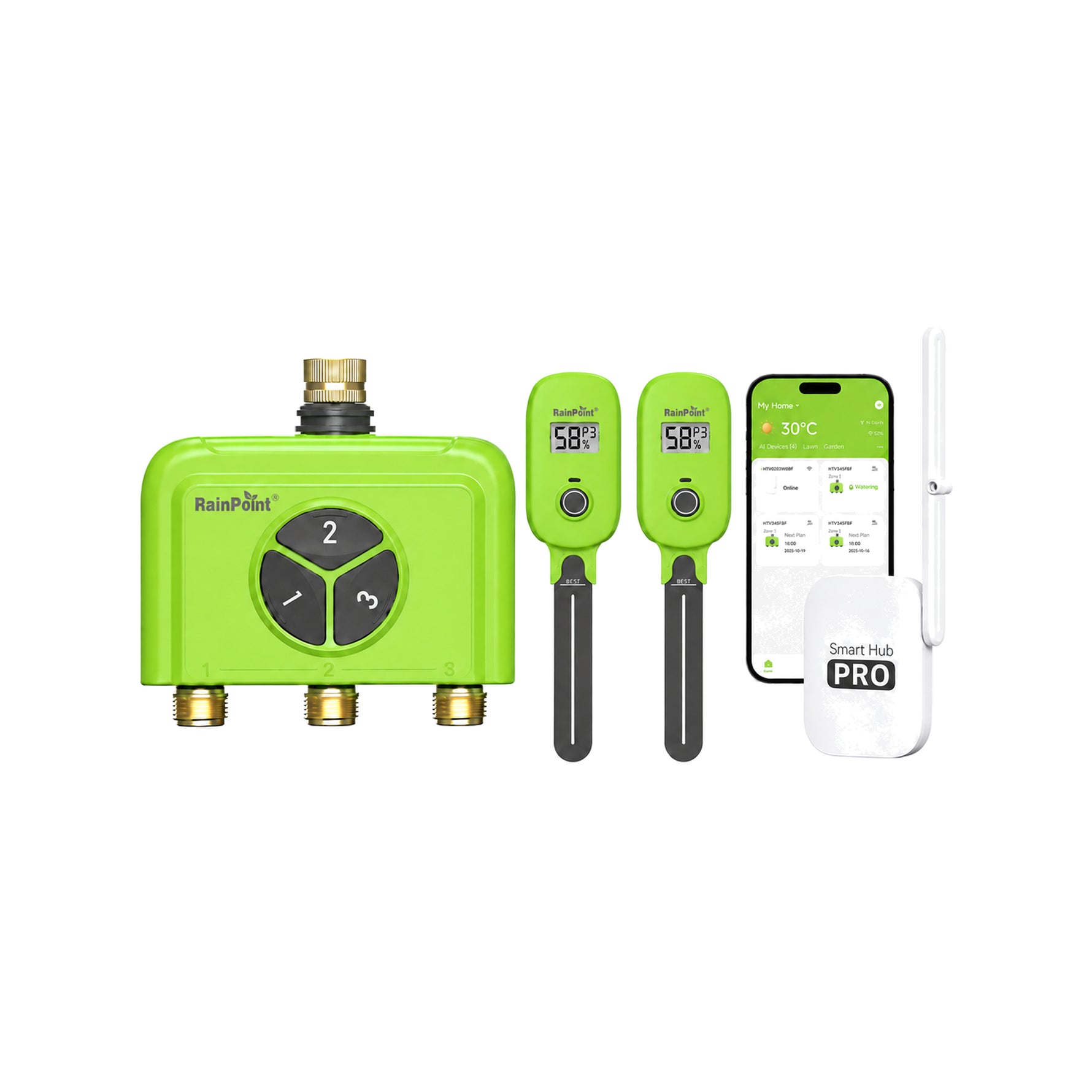 RainPoint automatic garden watering sensor for smart irrigation management