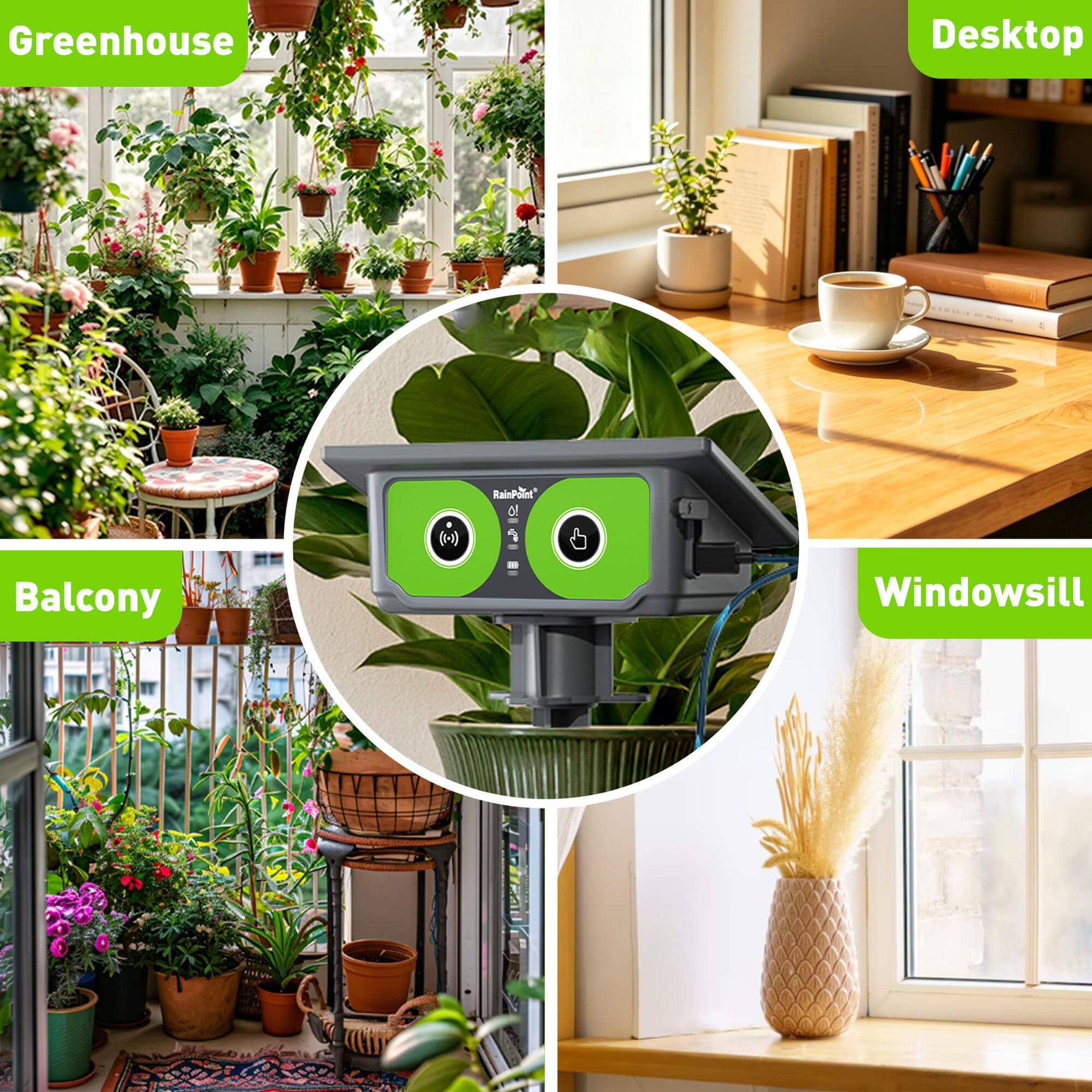 RainPoint smart irrigation controller system for outdoor garden watering