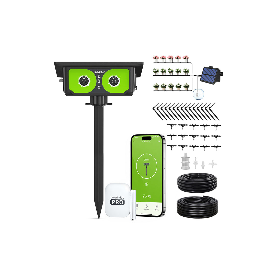 RainPoint WiFi Solar Drip Irrigation System