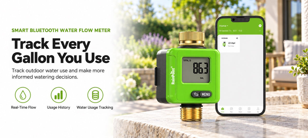 RainPoint smart irrigation system with automatic garden watering solution
