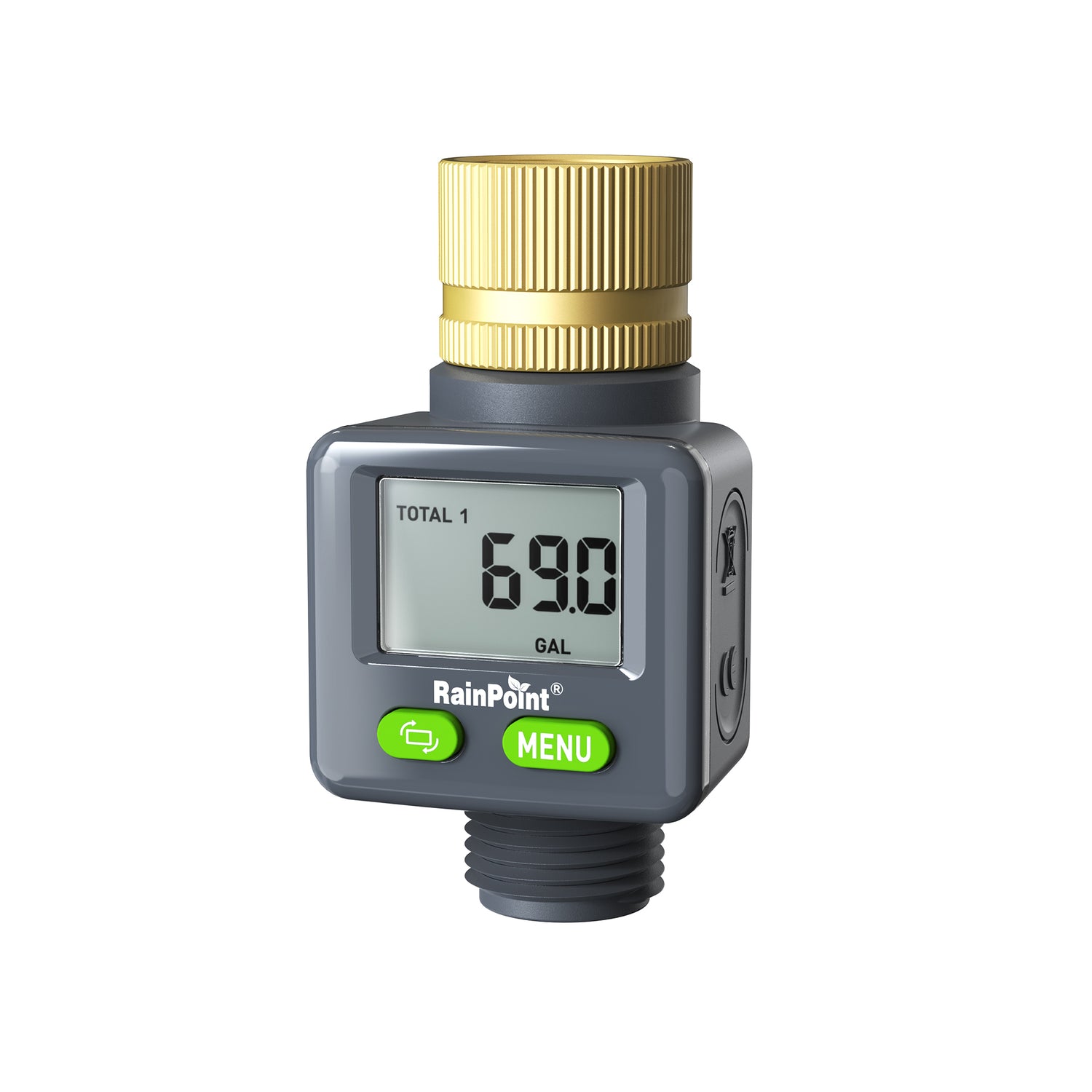 RainPoint Water Flow Meter for Garden Hose & RV