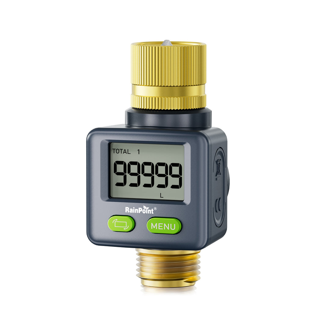 RainPoint Water Flow Meter with Brass Inlet