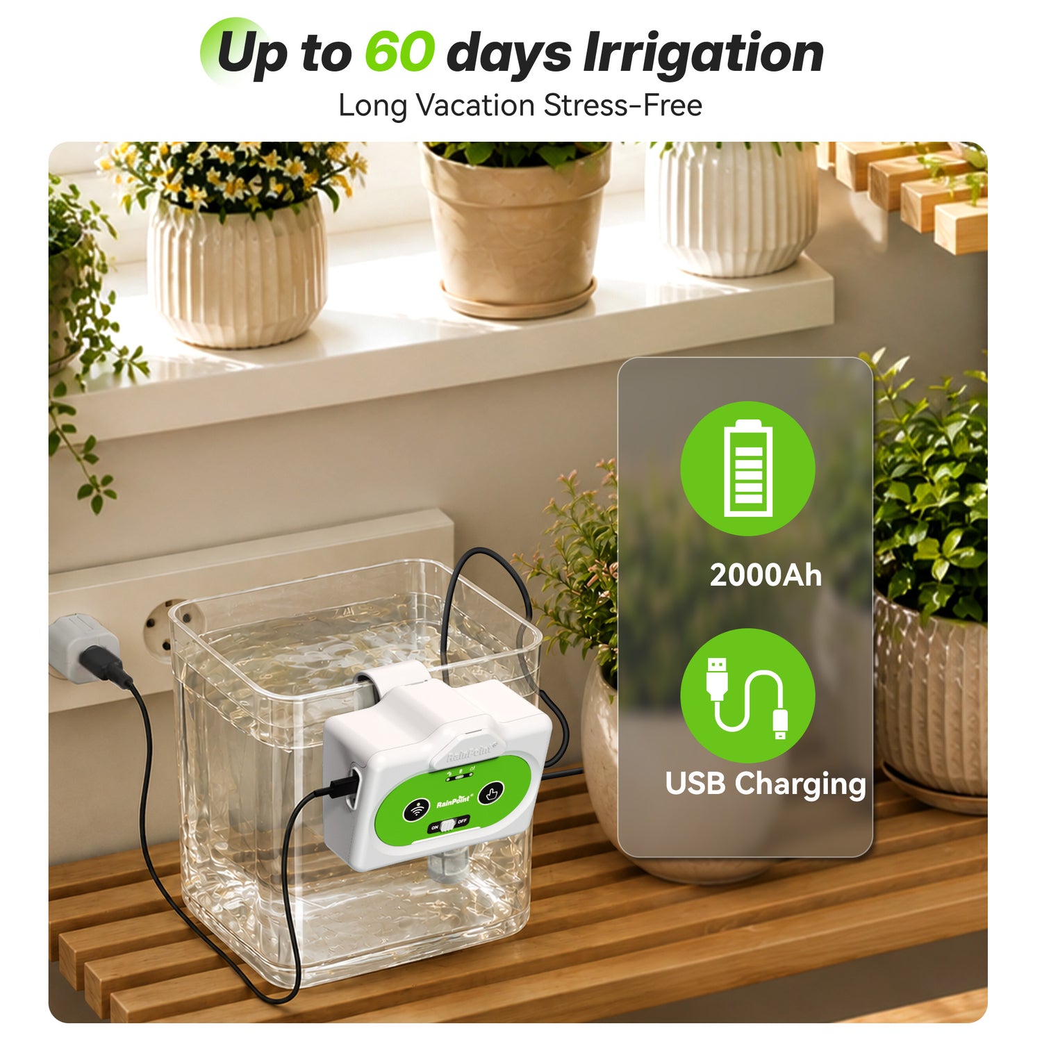 RainPoint WiFi Plant Waterer Drip System