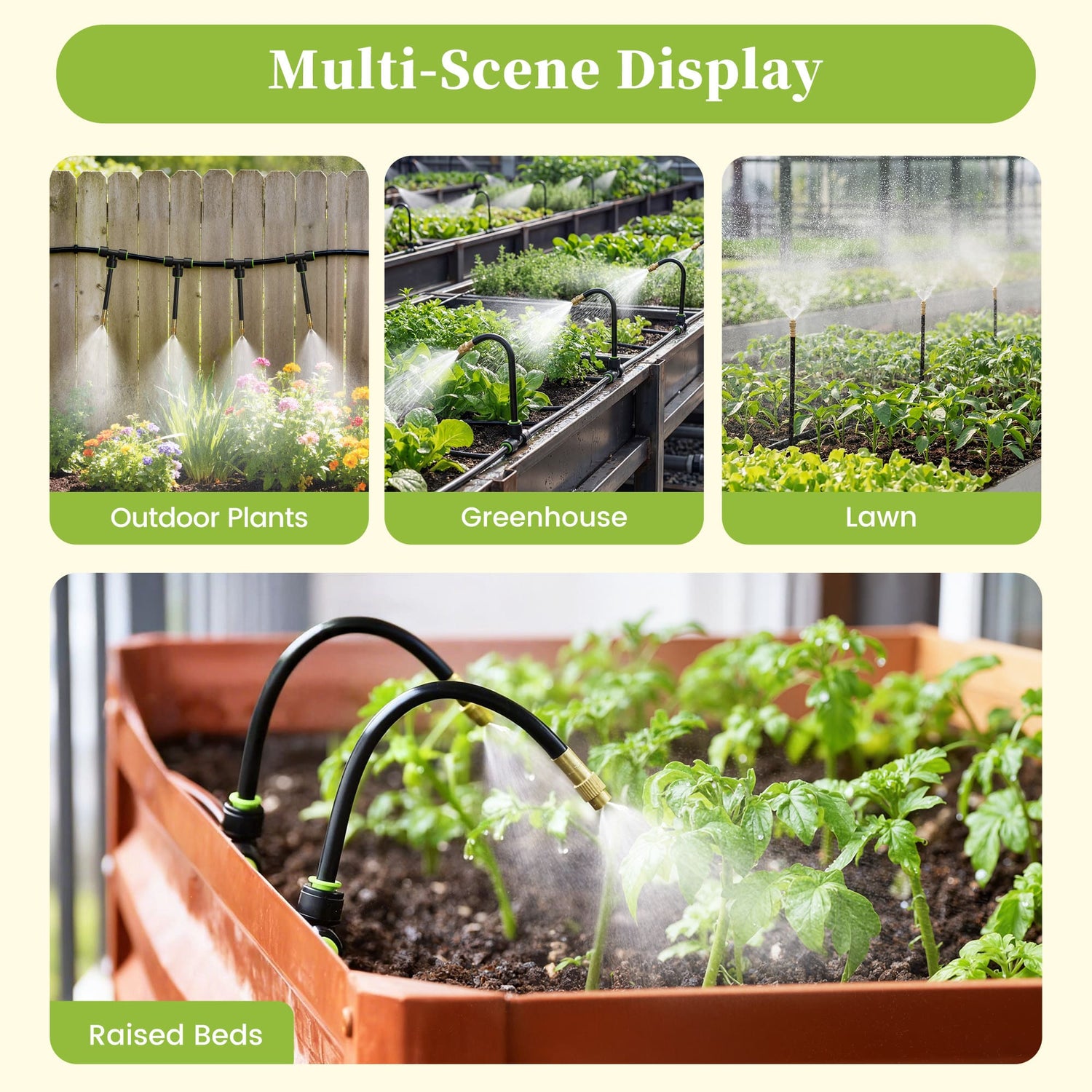 RainPoint Garden Watering Sprinkler System Kit