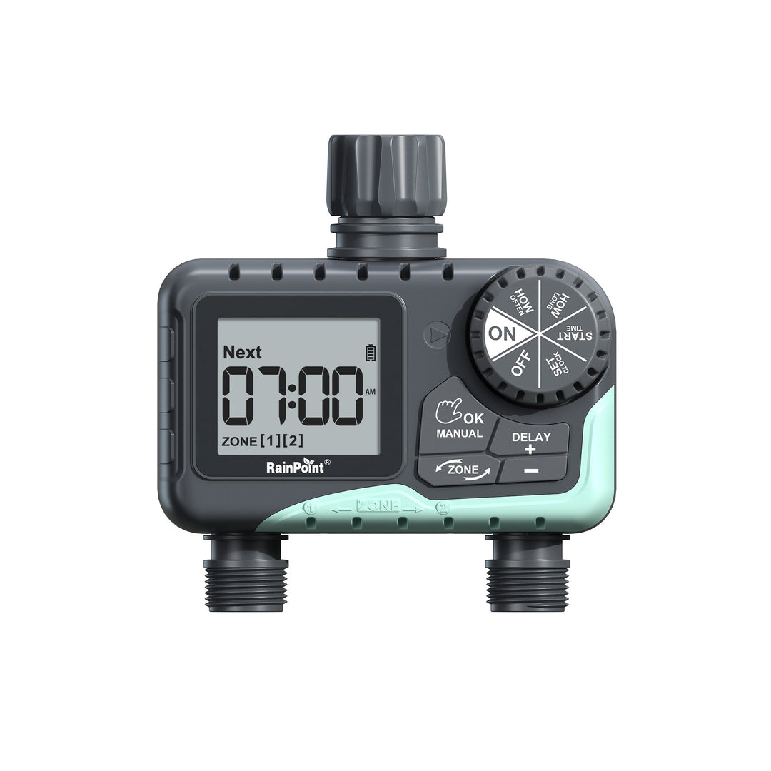 RainPoint 2-Zone Sprinkler Timer for Hose