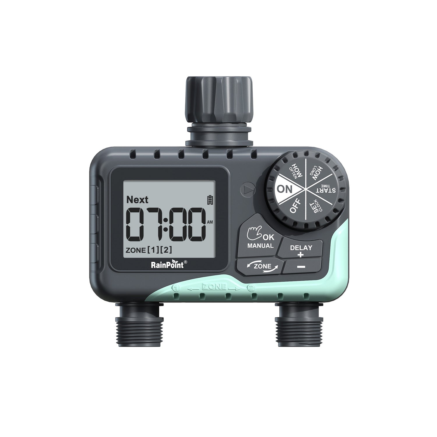 RainPoint 2-Zone Sprinkler Timer for Hose