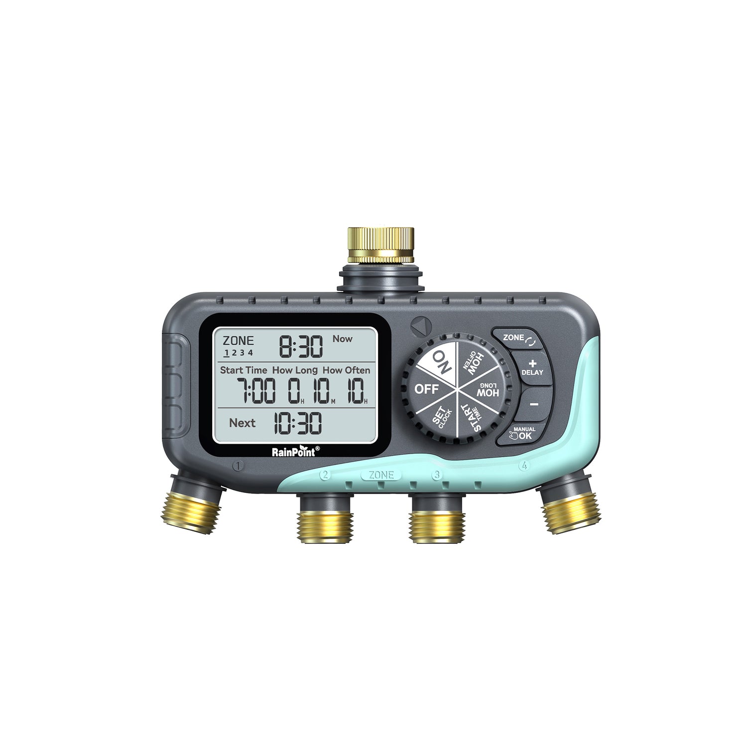 RainPoint 4-Zone Sprinkler Timer for Garden Hose