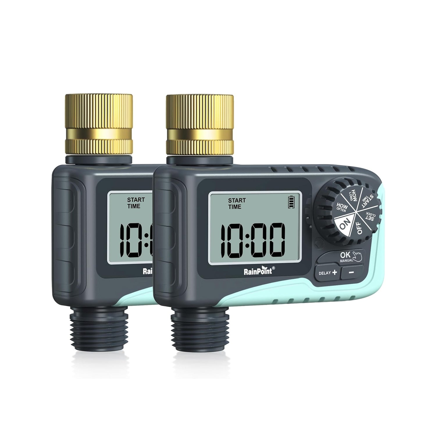 RainPoint Garden Hose Timer with Brass Swivel