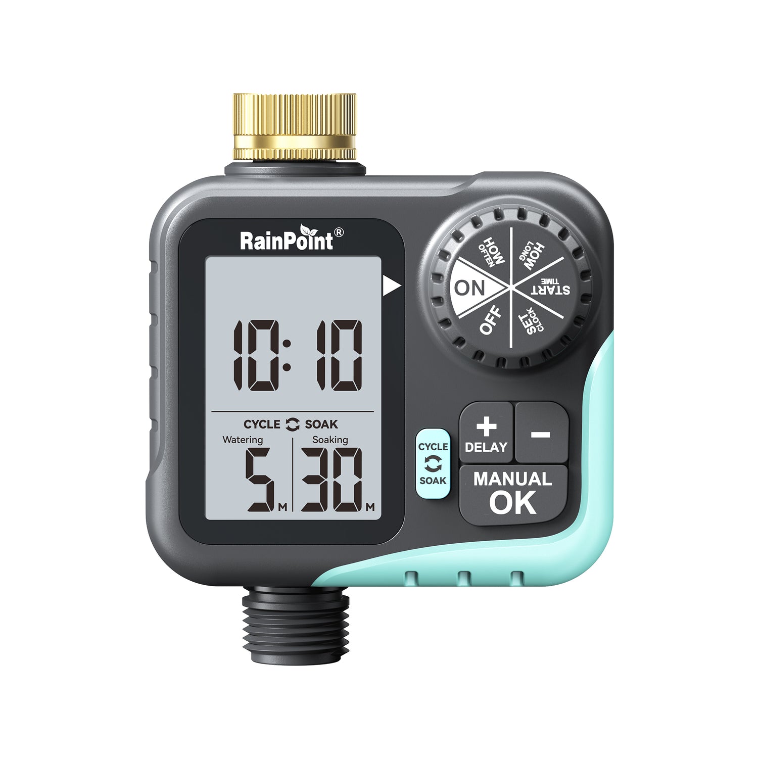 RainPoint Sprinkler Timer with Brass Inlet
