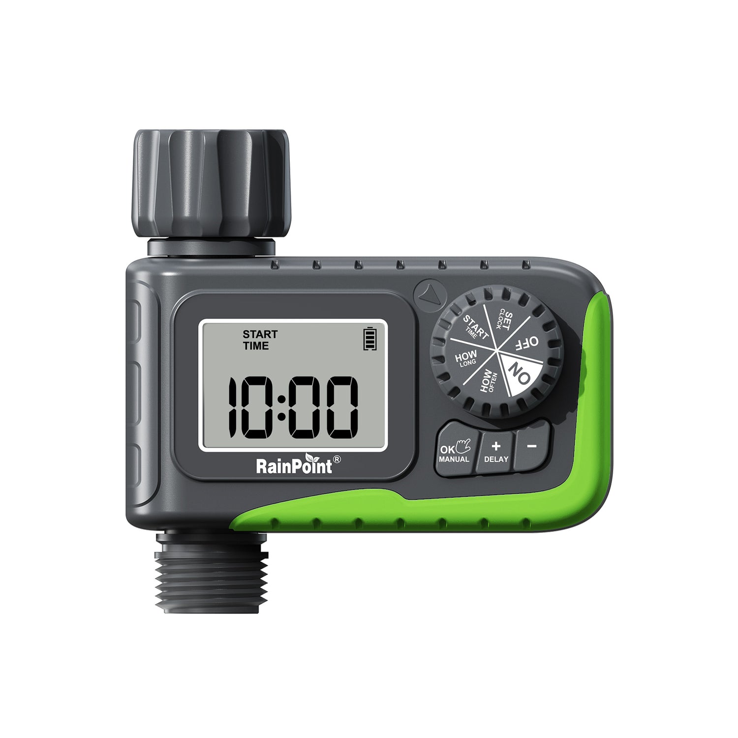 RainPoint 1 Outlet Sprinkler Timer Green
