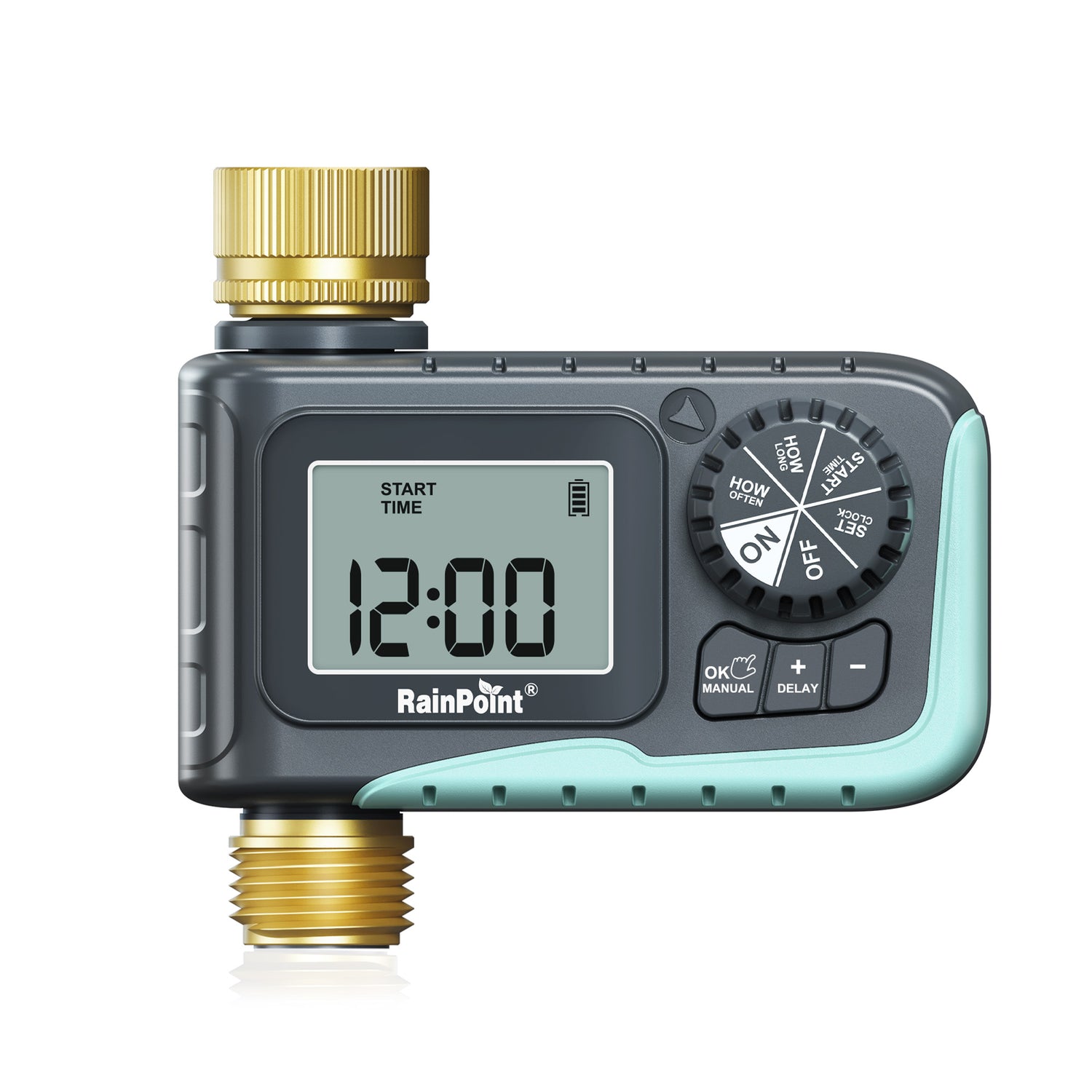 RainPoint Programmable Sprinkler Timer with Brass