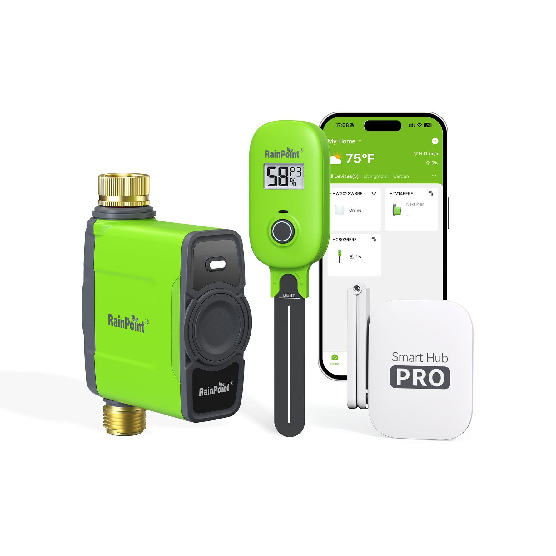 RainPoint smart watering timer for efficient lawn and garden irrigation