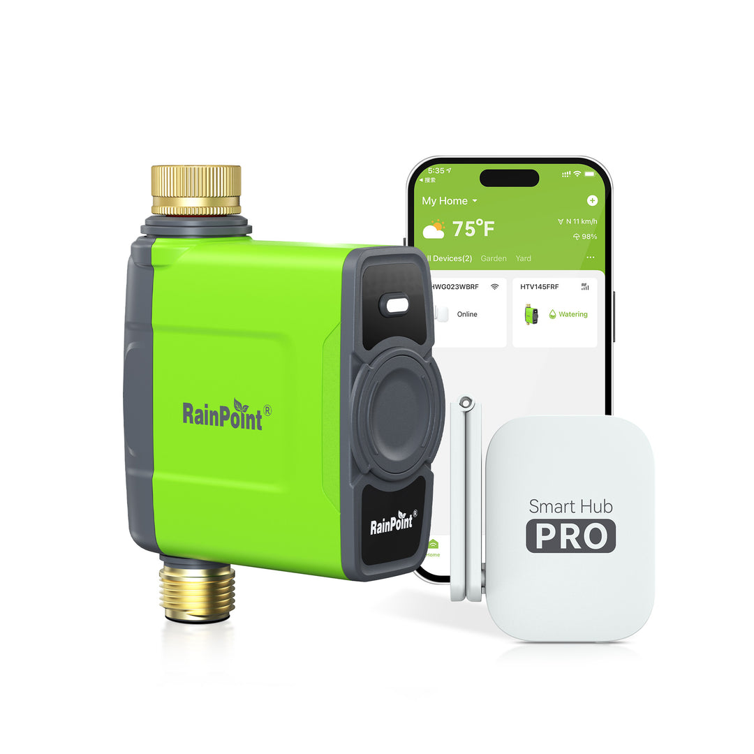 RainPoint WiFi Water Timer with Brass