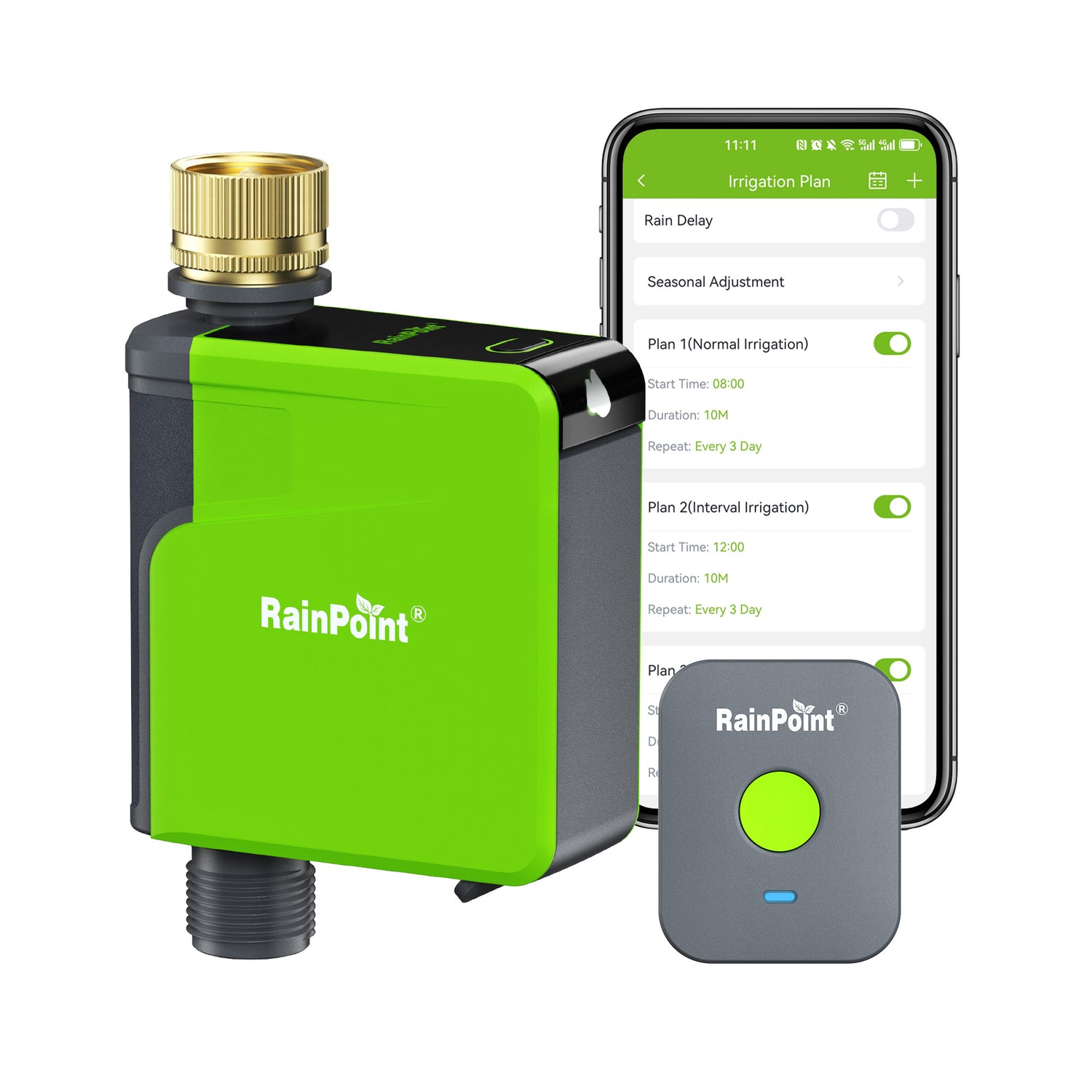 RainPoint WiFi Hose Timer with Hub & Voice Control