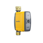 RainPoint WiFi water timer with brass inlet and hose connection