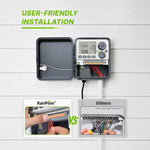 RainPoint sprinkler timer easy installation for garden hose irrigation system