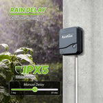 RainPoint sprinkler timer with IPX5 waterproof design for outdoor garden watering