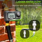RainPoint programmable sprinkler timer with simple controls for custom watering schedules