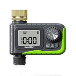 RainPoint sprinkler timer with rain delay and swivel connection for garden hose watering
