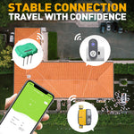 RainPoint wireless irrigation hub with reliable WiFi connection for remote garden watering